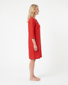 Michelle | Elegant Linen Shift Dress - Solfae