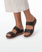 Michelle | Elegant Wedge Open-Toe Sandals - Solfae