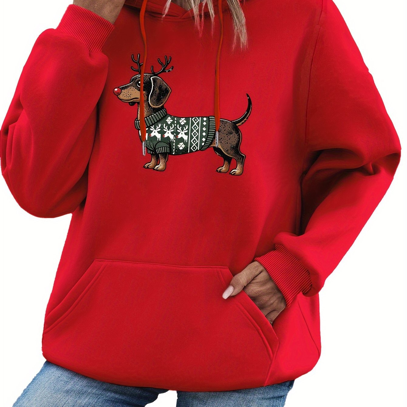 Rachel | Stylish Dachshund Graphic Hoodie - Solfae