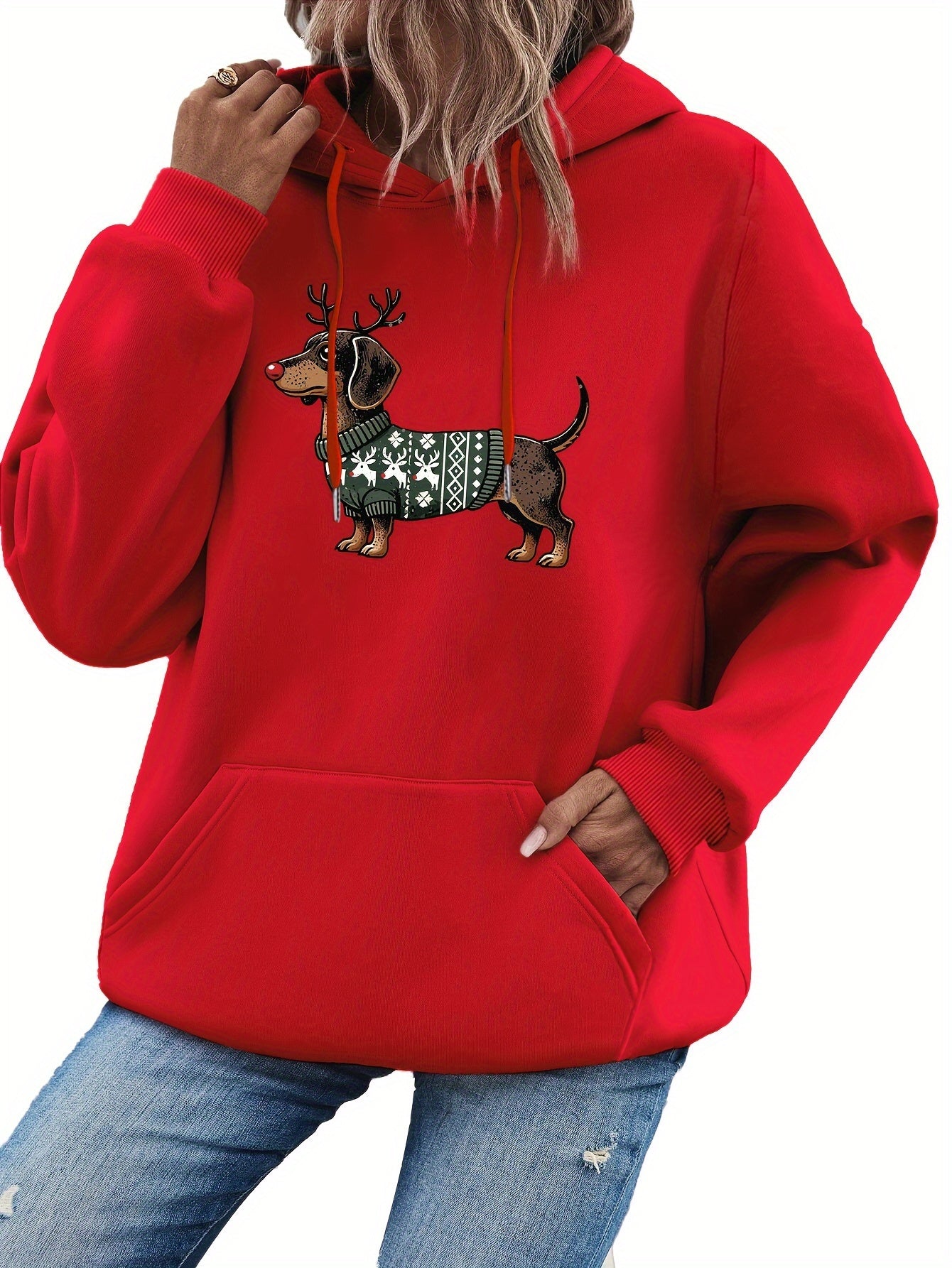 Rachel | Stylish Dachshund Graphic Hoodie - Solfae