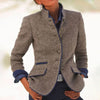 Rebecca | Elegant Wool-Blend Tweed Jacket - Solfae