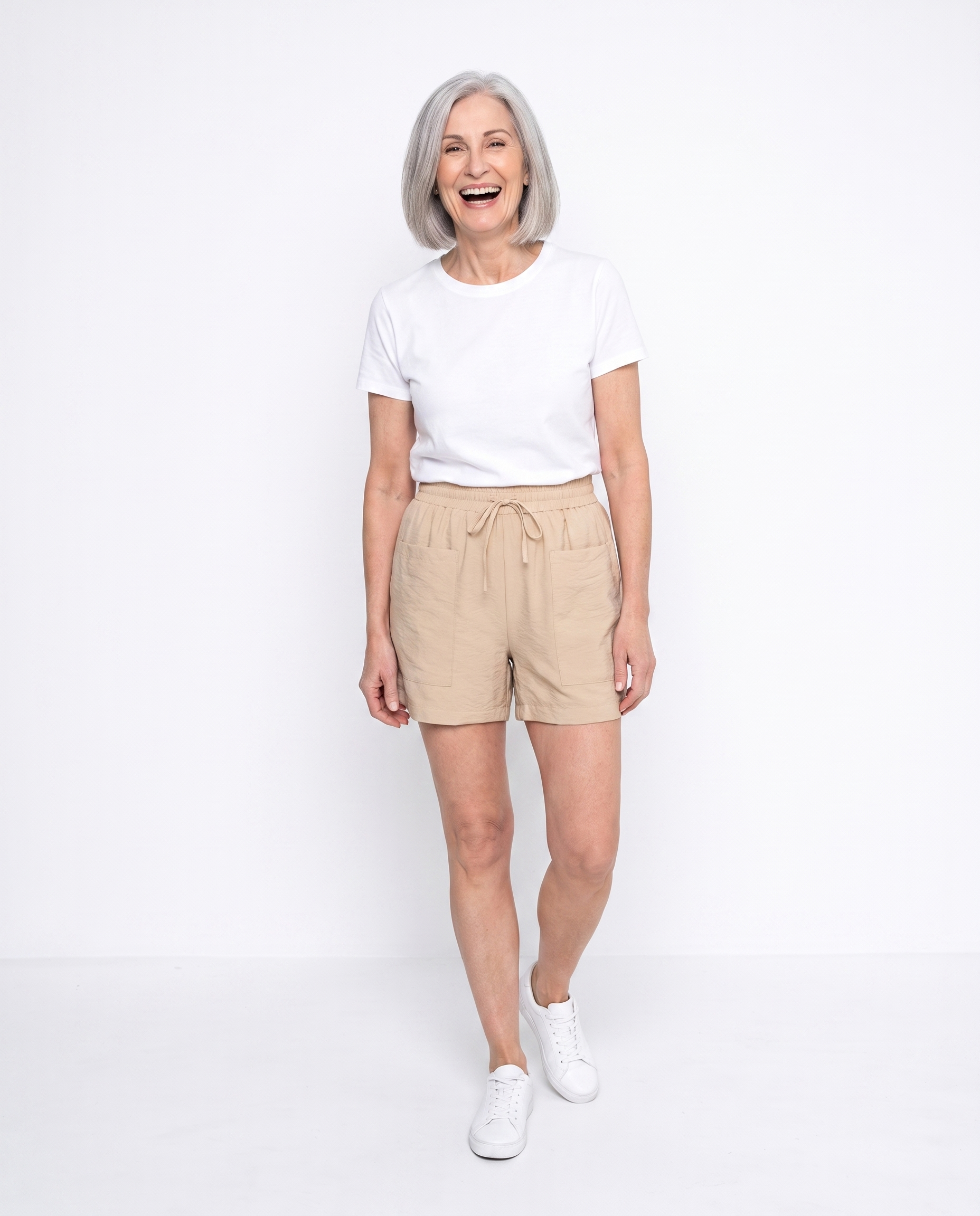 Rebecca | Relaxed Drawstring Pocket Shorts - Solfae