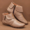 Reese | Comfortable Leather Ankle Boots - Solfae