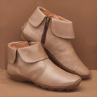 Reese | Comfortable Leather Ankle Boots - Solfae