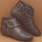 Reese | Comfortable Leather Ankle Boots - Solfae