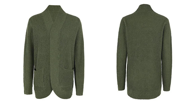 Stephanie | Elegant Waffle Knit Cardigan - Solfae