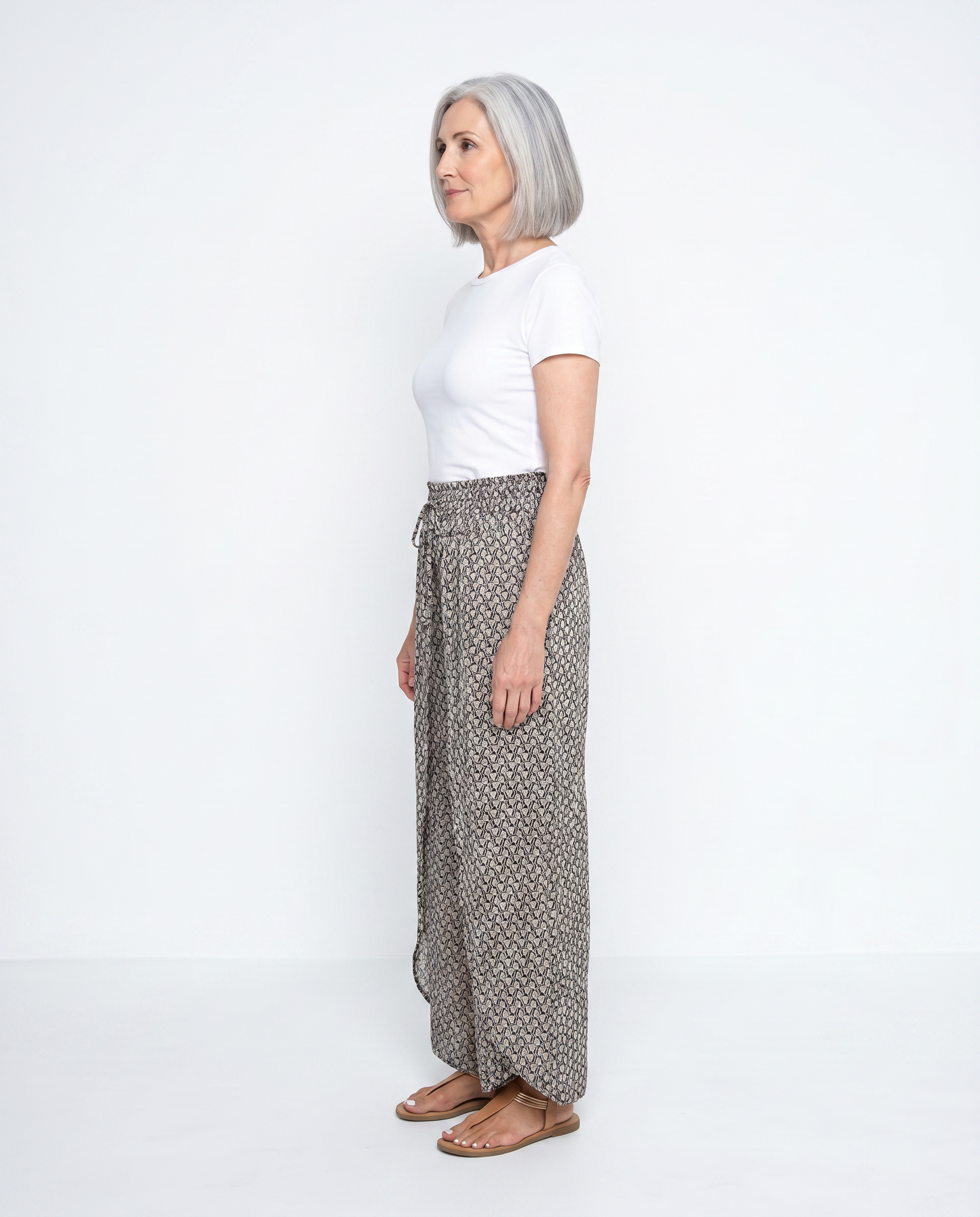 Stephanie | Elegant Wide-Leg Tailored Pants - Solfae