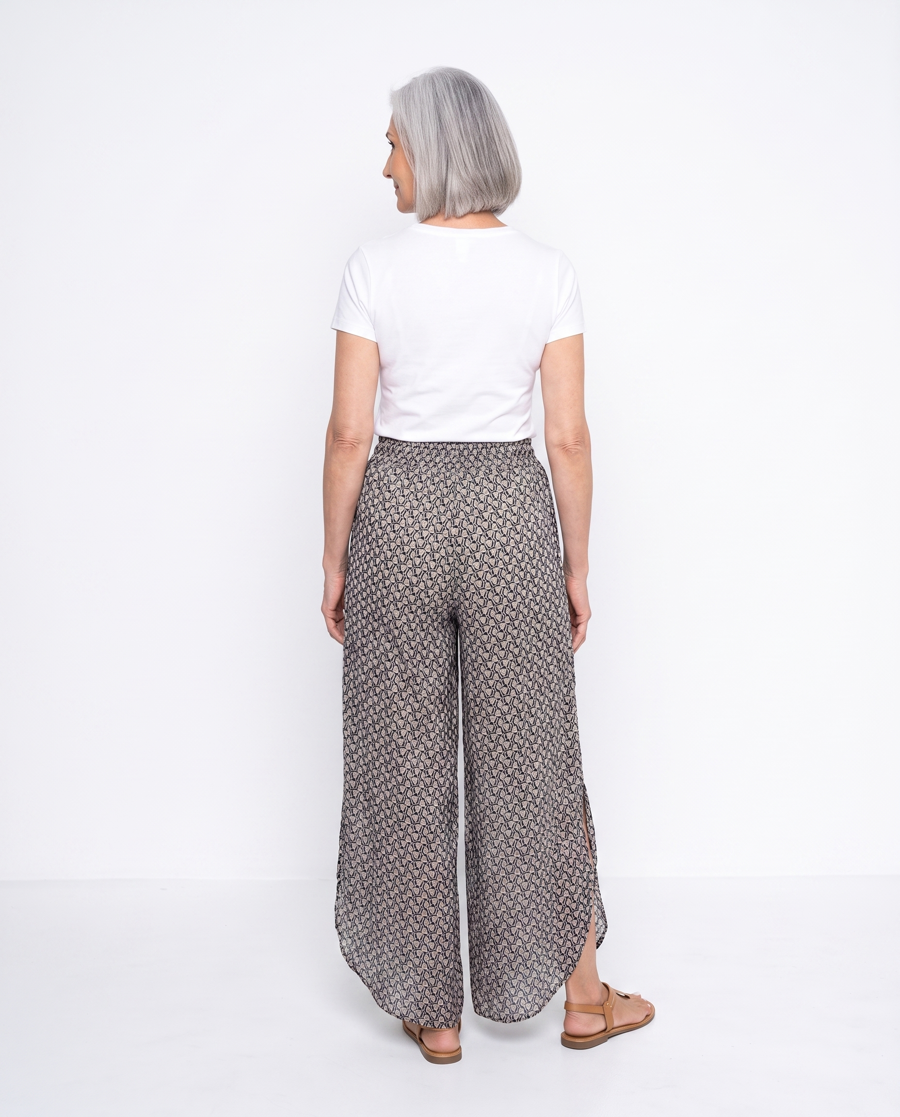 Stephanie | Elegant Wide-Leg Tailored Pants - Solfae