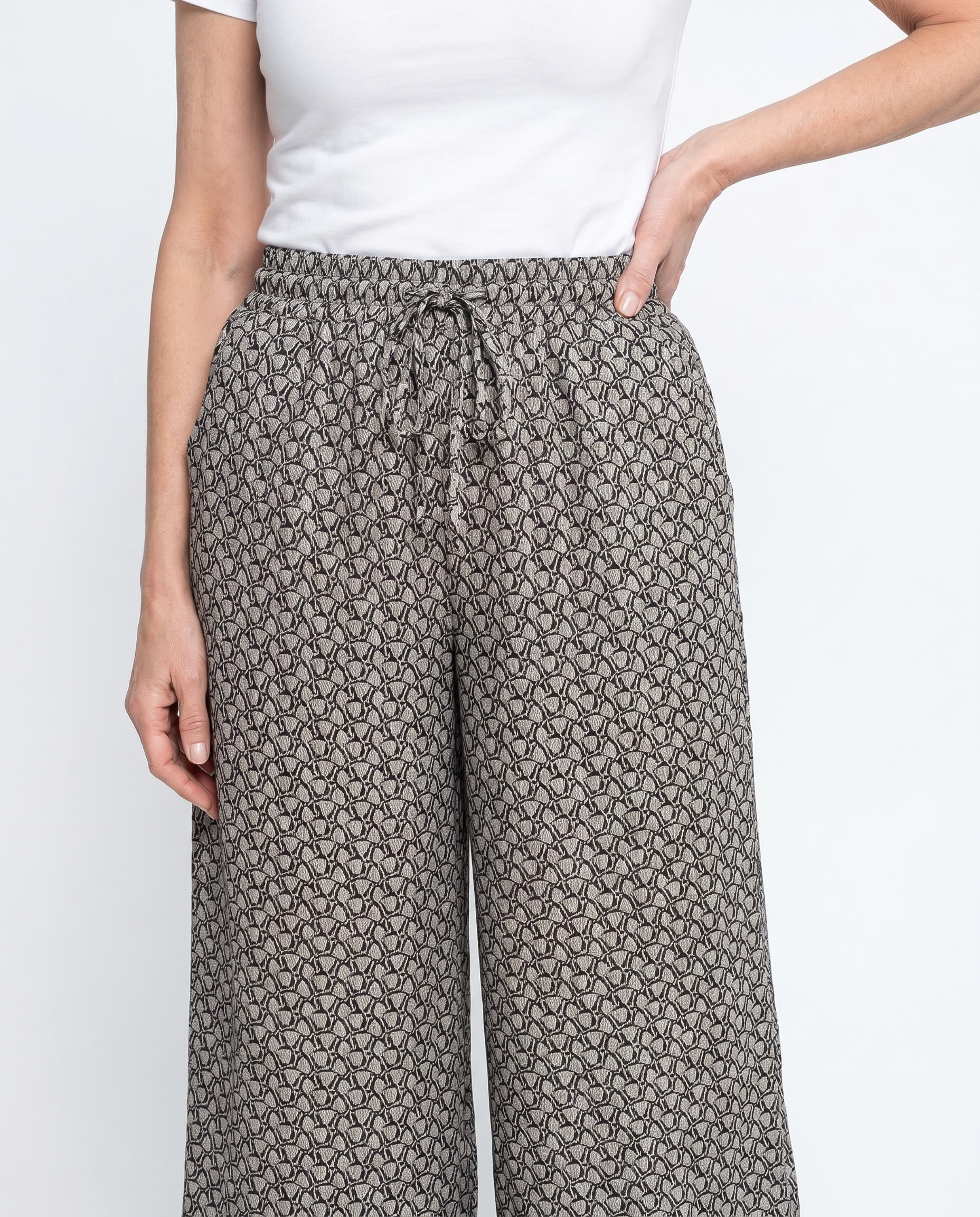 Stephanie | Elegant Wide-Leg Tailored Pants - Solfae