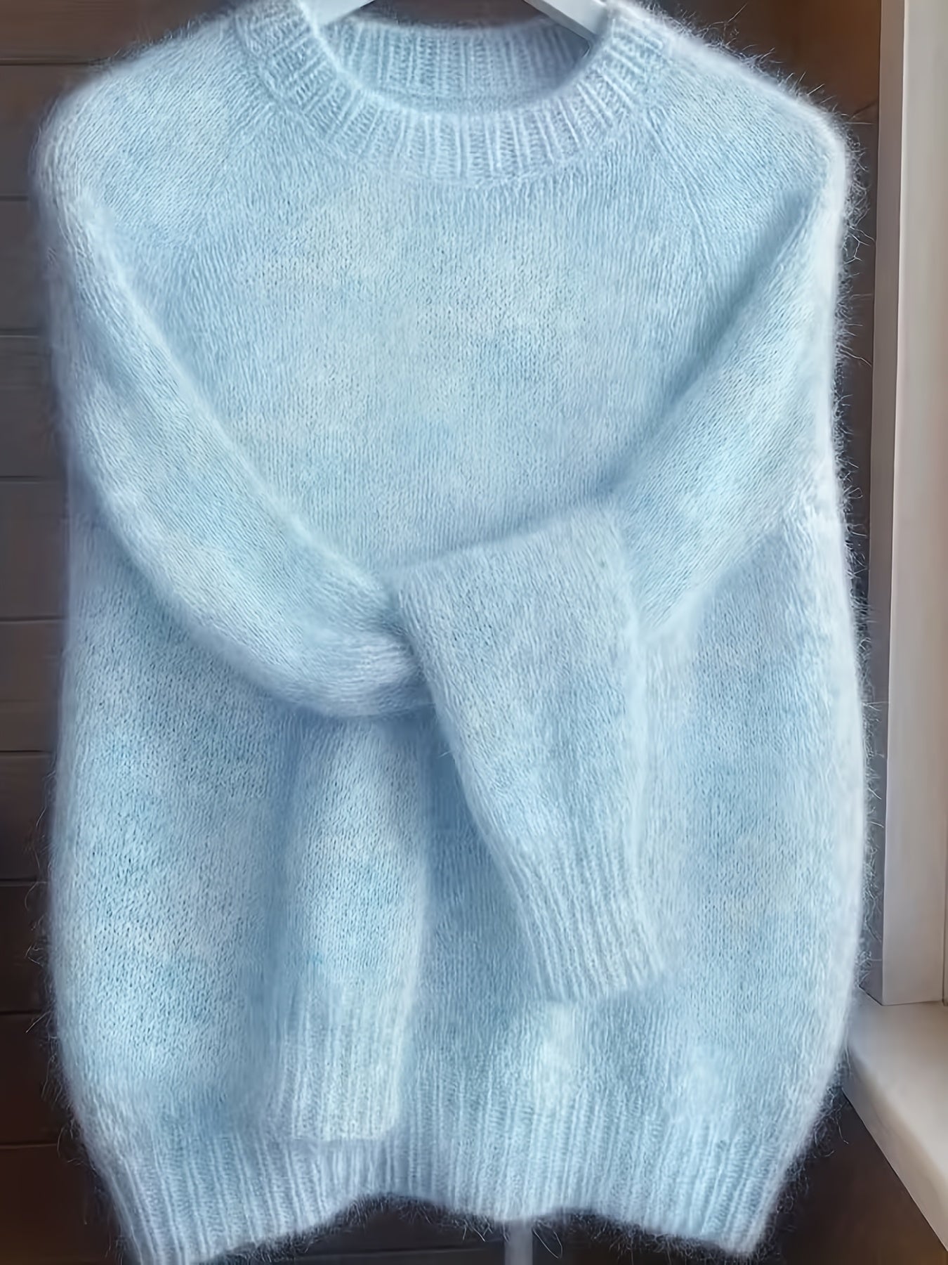 Stephanie | Soft Fuzzy Knit Sweater - Solfae