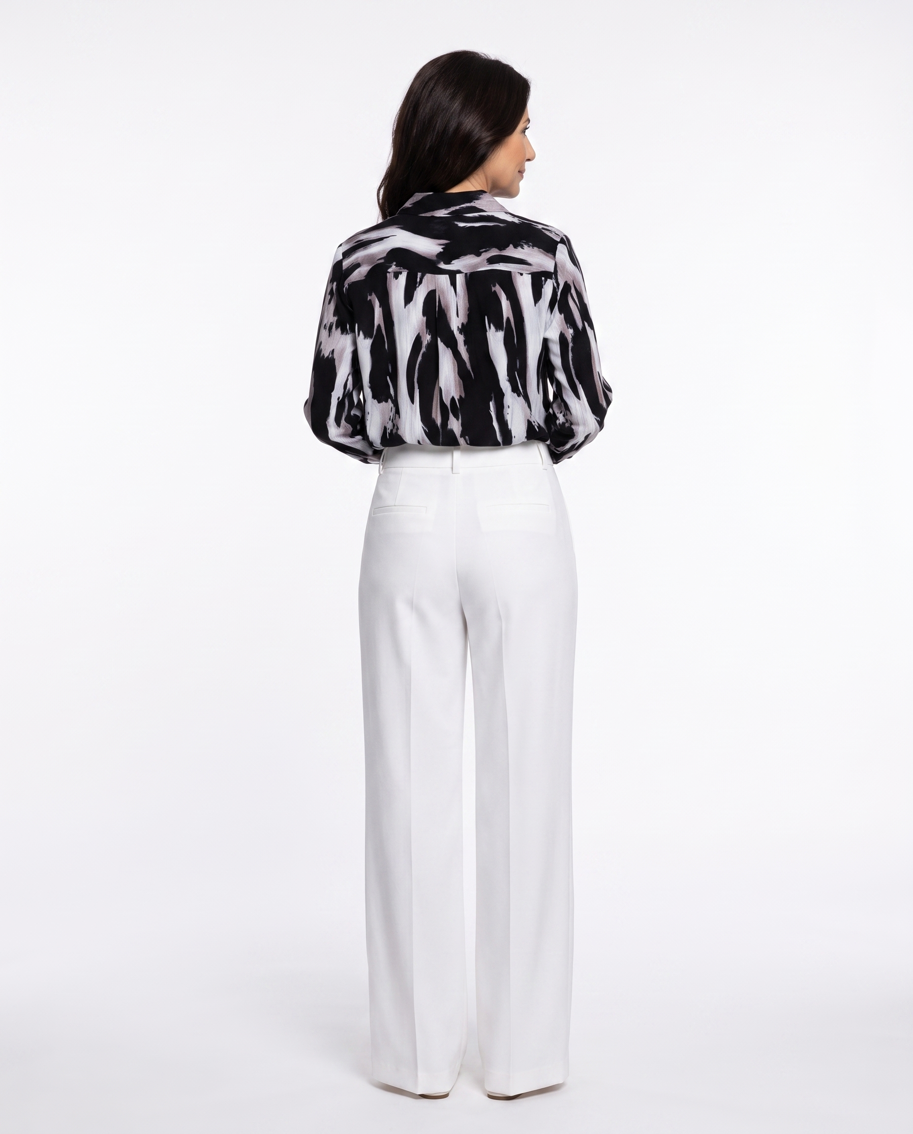 Stephanie | Stylish Abstract Blouse - Solfae