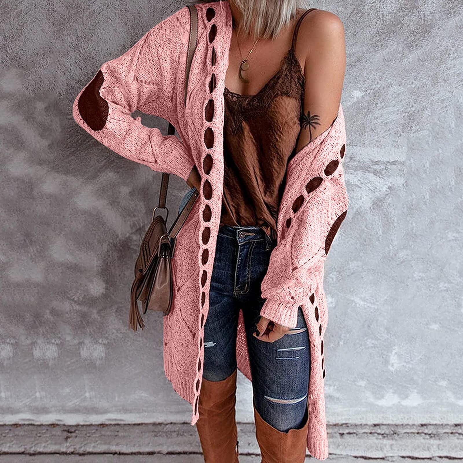 Stephanie | Stylish Hooded Cable Cardigan - Solfae