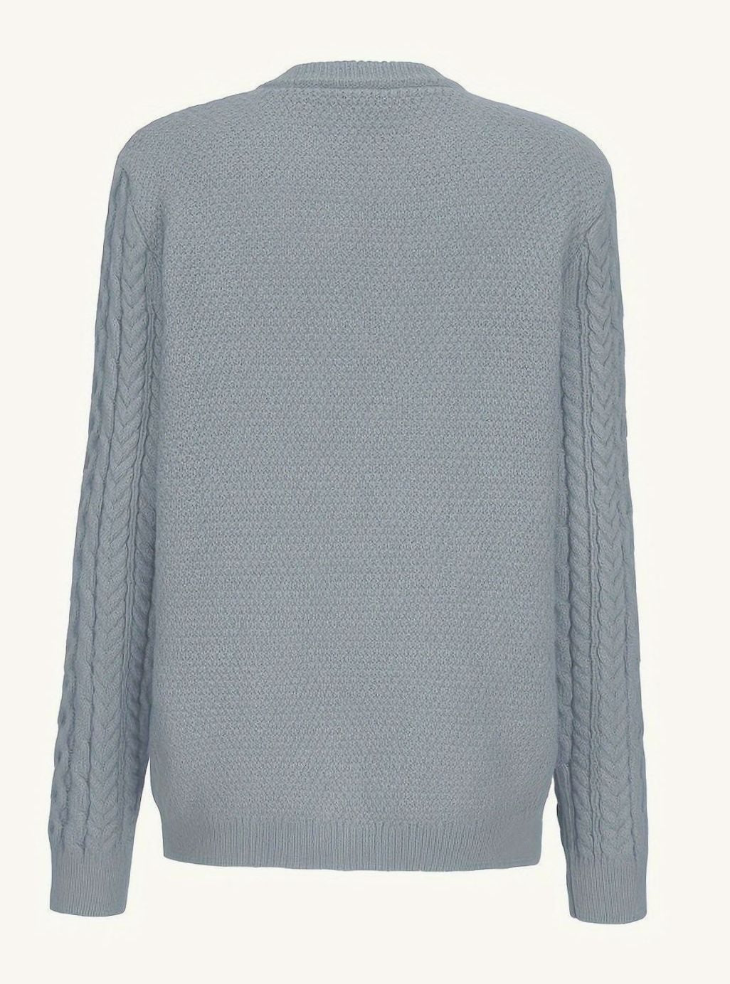 Victoria | Elegant Cable-Knit Button Cardigan - Solfae
